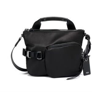 Tumi HAZEL Crossbody Bag, Black Gunmetal Hardware, NWT, DEVOE COLLECTION